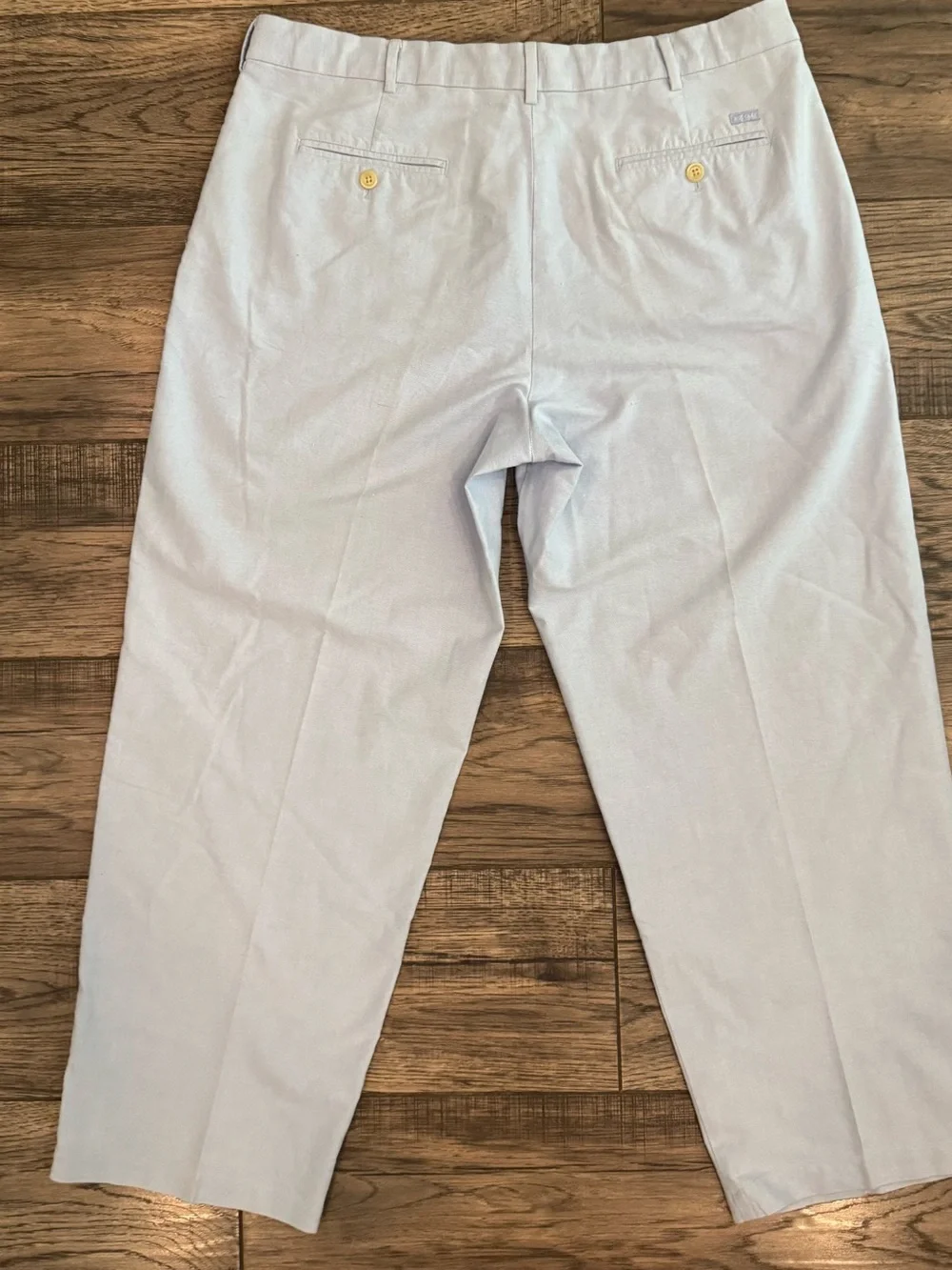 IZOD Men's Size 38 Light Blue 100% Cotton Chino Pants